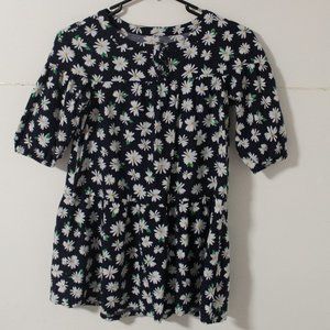 Old Navy Blue Floral Dress, Girls